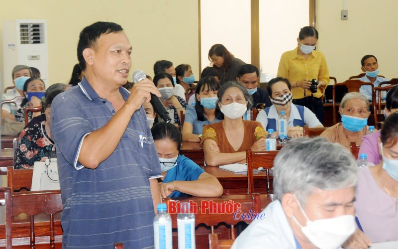 Cử tri Đồng Xoài kiến nghị xây dựng hạ tầng giao thông đồng bộ và hạn chế dự án treo kéo dài