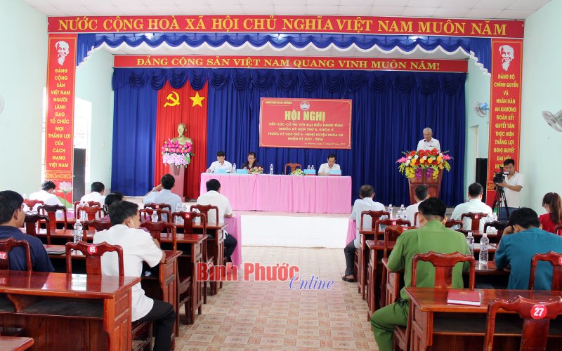 Cử tri xã An Khương kiến nghị được chuyển đổi đất lúa sang đất trồng cây lâu năm