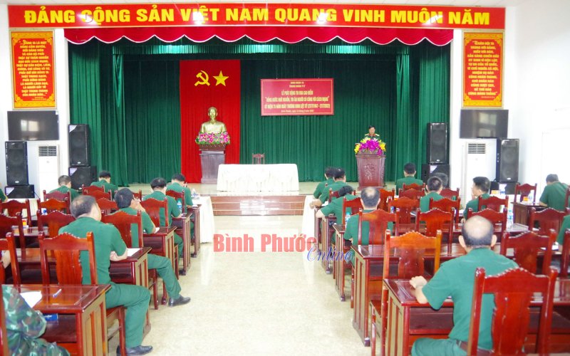 Đảng ủy Trung đoàn 717 quán triệt Nghị quyết của Bộ Chính trị và Quân ủy Trung ương