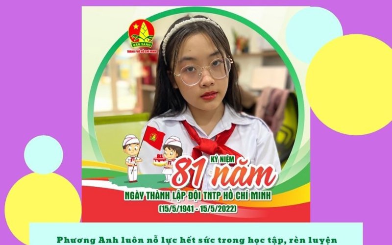 Đội viên Phương Anh: Nói lời hay làm việc tốt