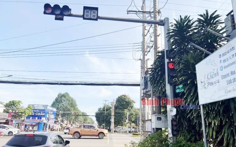 Đồng hồ đếm ngược ở đèn giao thông bị mất tín hiệu