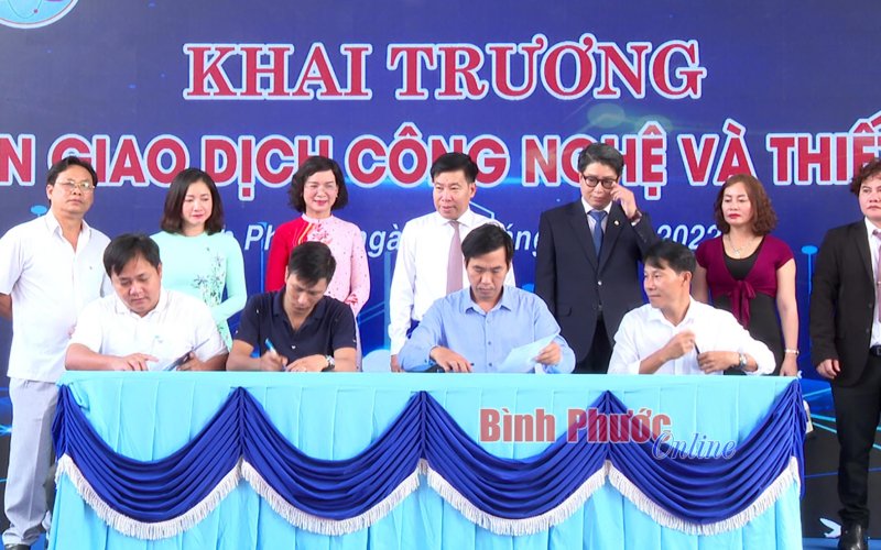 Khai trương sàn giao dịch công nghệ và thiết bị Bình Phước