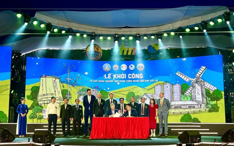 Khởi công xây dựng tổ hợp nông nghiệp công nghệ cao trị giá hơn 1.000 tỷ đồng tại Gia Lai