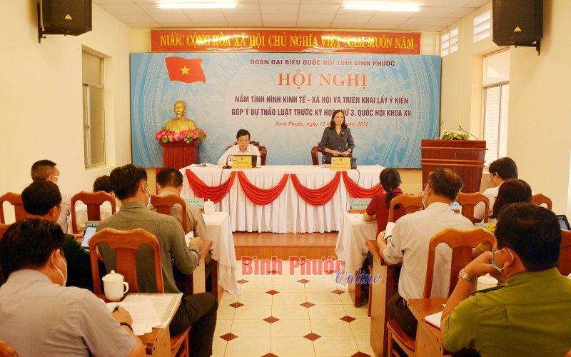 Lấy ý kiến góp ý dự thảo luật trước kỳ họp thứ 3, Quốc hội khóa XV