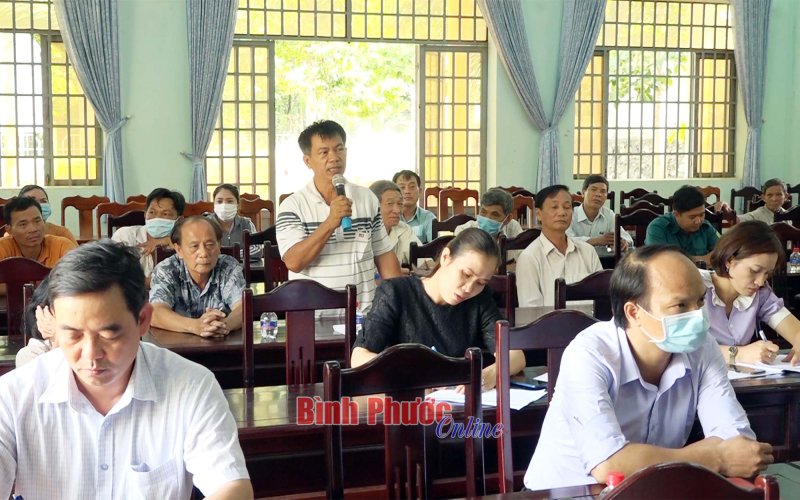 Mong người dân đồng thuận trong việc thực hiện các dự án 