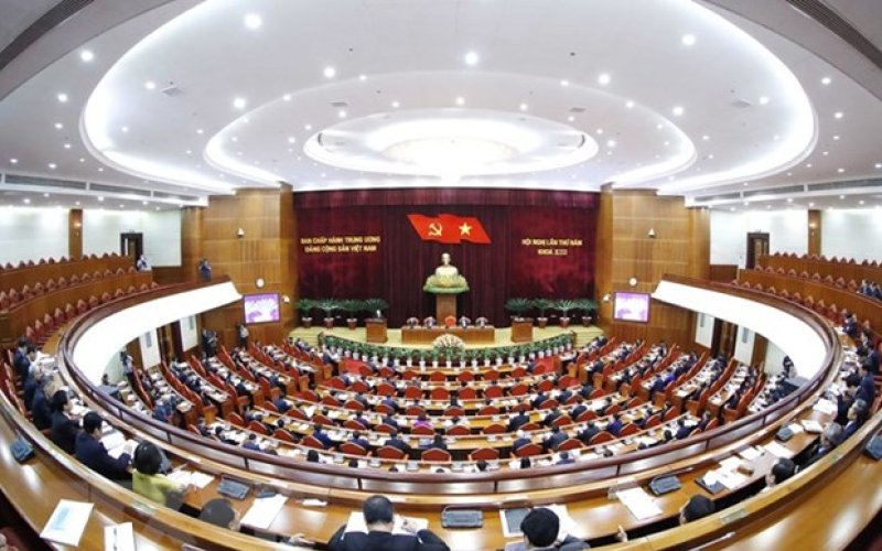 Ngày làm việc thứ ba của Hội nghị Trung ương 5 khóa XIII