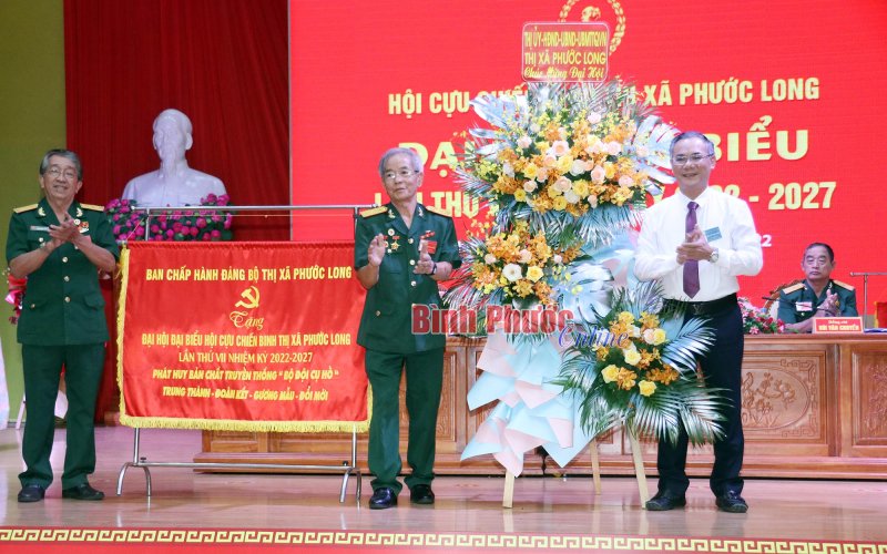 Ông Đinh Ngọc Ngạn tiếp tục được bầu giữ chức Chủ tịch Hội CCB thị xã Phước Long