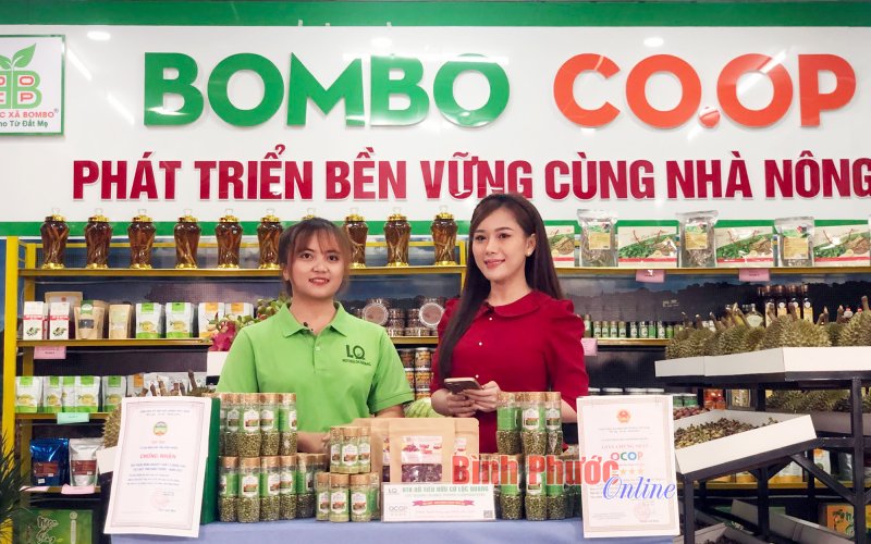 Phiên chợ Hợp tác xã nông sản online lần đầu tiên diễn ra tại Bình Phước 