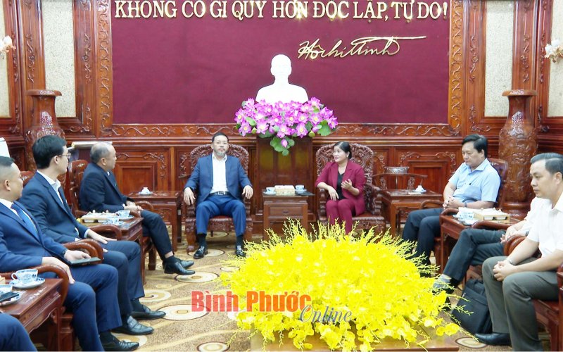 Tập đoàn Đất Xanh mong muốn đầu tư dự án tại Bình Phước 