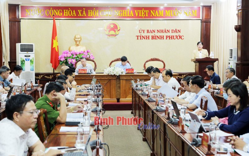 Thông qua dự thảo Quy hoạch tỉnh Bình Phước thời kỳ 2021-2030, tầm nhìn đến năm 2050