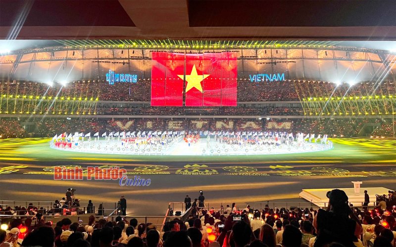 Ấn tượng lễ khai mạc Đại hội Thể thao Đông Nam Á lần thứ 32