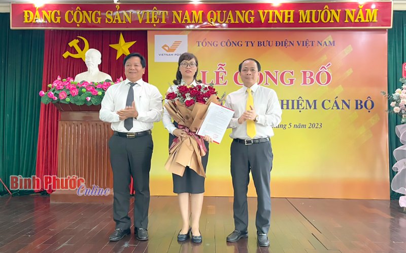 Bà Huỳnh Như Quỳnh được bổ nhiệm làm Giám đốc Bưu điện tỉnh Bình Phước