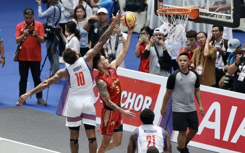 Bán kết bóng rổ nam (3x3): Người Thái mất ngôi vương, Việt Nam bảo vệ huy chương bạc bất thành