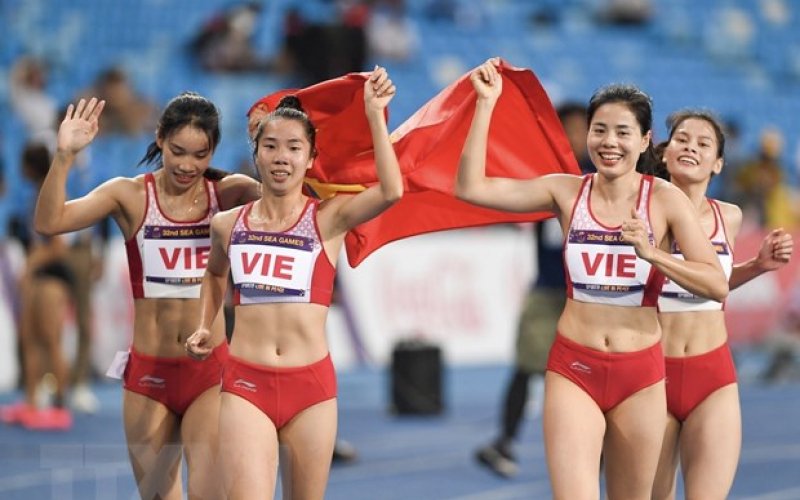 Bảng tổng sắp huy chương SEA Games ngày 12-5: Việt Nam cán mốc 70 HCV