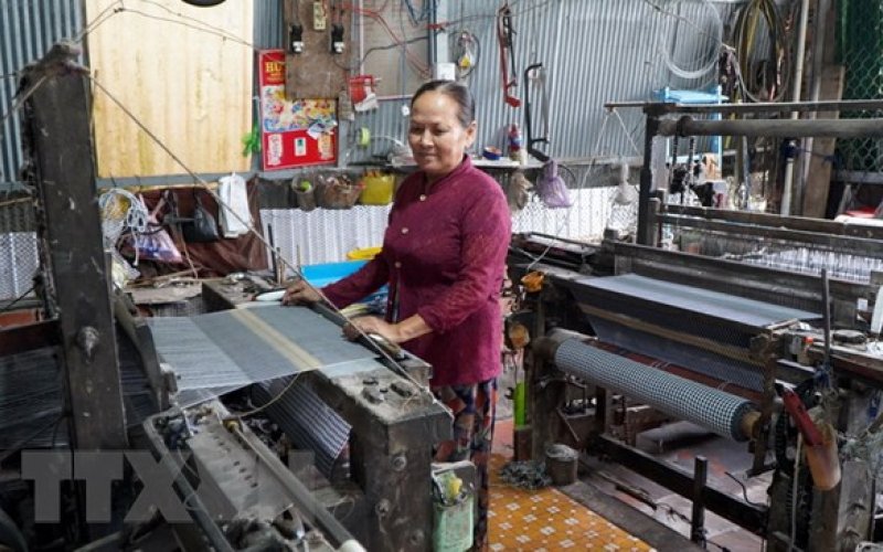 Bảo tồn nghề dệt cho&agrave;ng - Di sản Văn h&oacute;a Phi vật thể Quốc gia