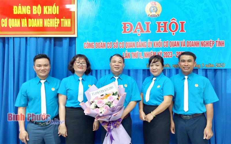 Bình Phước: Đại hội Công đoàn cơ sở cơ quan Đảng ủy Khối Cơ quan và Doanh nghiệp tỉnh nhiệm kỳ 2023-2028
