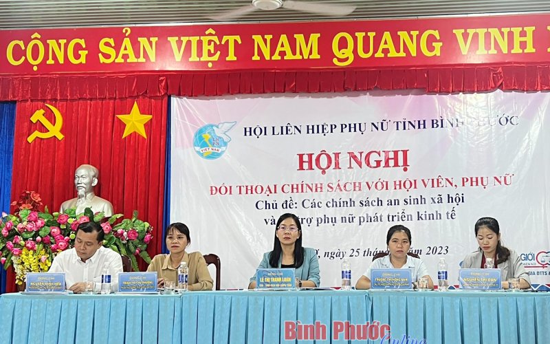 Bình Phước: Đối thoại hỗ trợ phụ nữ phát triển kinh tế