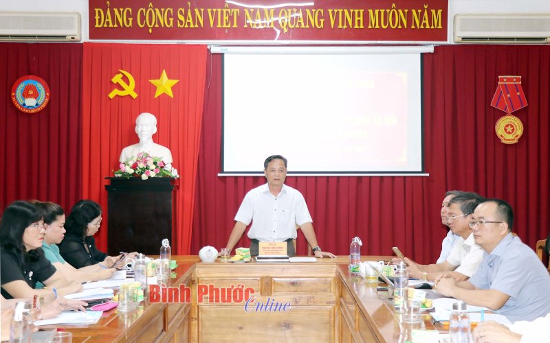 Bình Phước: Giao ban cộng tác viên dư luận xã hội cấp tỉnh