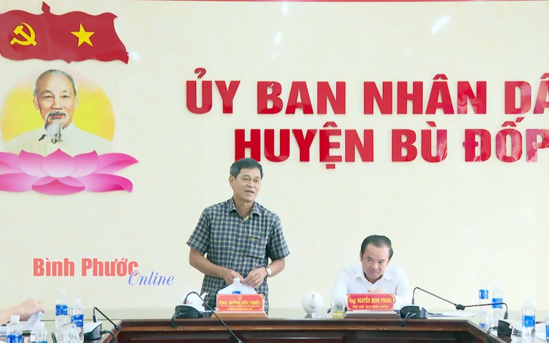 Bình Phước: HĐND tỉnh khảo sát tình hình thực hiện các dự án tại Bù Đốp