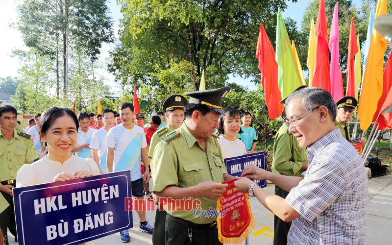 Bình Phước: Hội thao kỷ niệm 50 năm thành lập lực lượng kiểm lâm Việt Nam