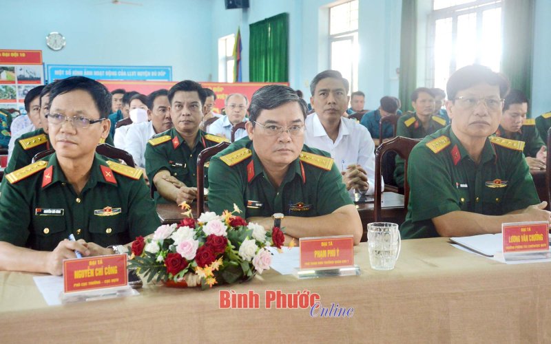 Bình Phước: Khai mạc hội thi chốt chiến đấu dân quân thường trực biên giới