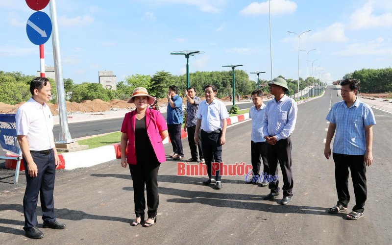Bình Phước: Ngày 15-5 sẽ khánh thành, thông xe đường Phan Bội Châu