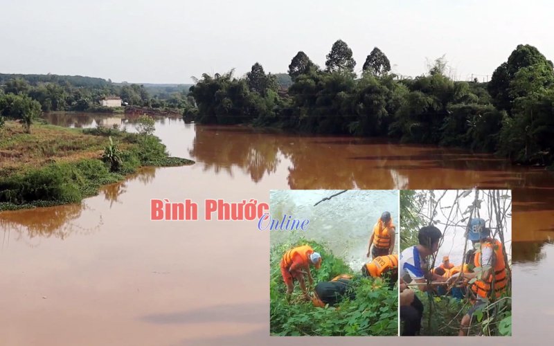 Bình Phước: Tìm thấy thi thể nam sinh lớp 11 bị nước cuốn trôi