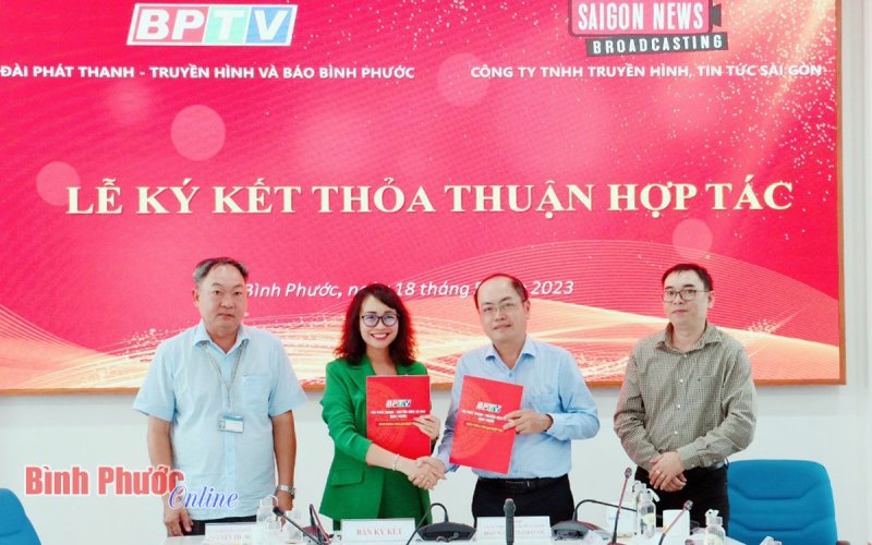 BPTV và Sài Gòn News ký kết thỏa thuận hợp tác
