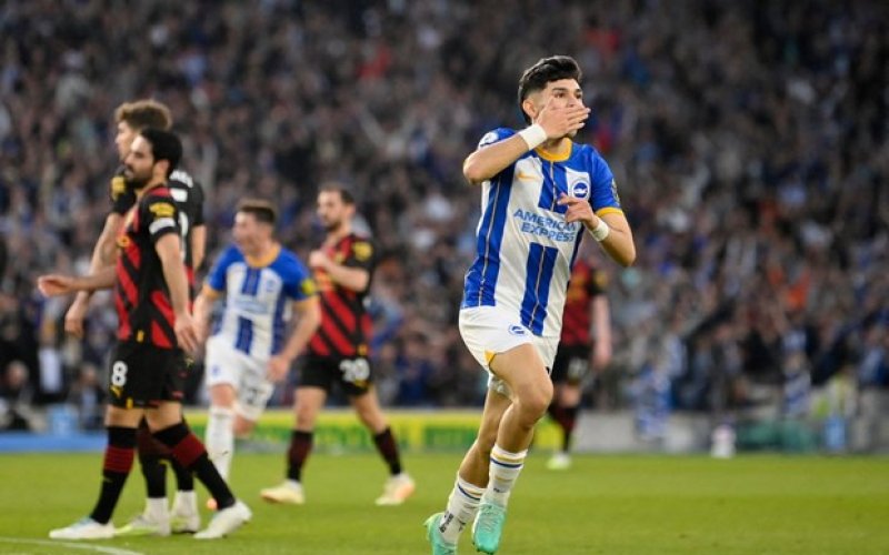 Brighton khiến Manchester City đứt mạch thắng tại Premier League