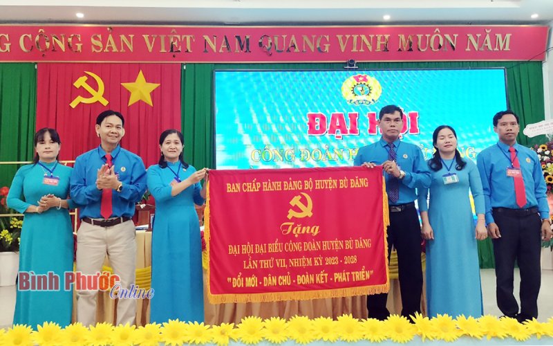 Bù Đăng: Đại hội Công đoàn lần thứ VII, nhiệm kỳ 2023-2028