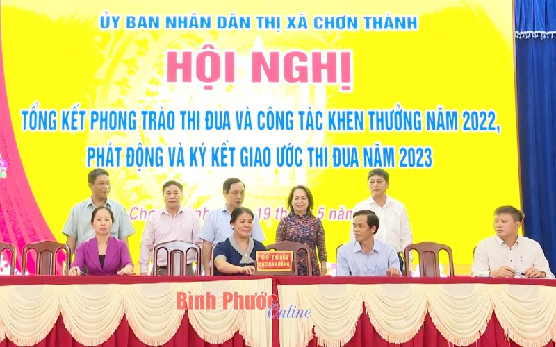 Chơn Thành phát động phong trào thi đua năm 2023