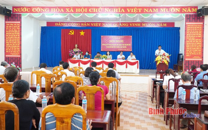 Cử tri Bình Long phản ánh nhiều vấn đề dân sinh