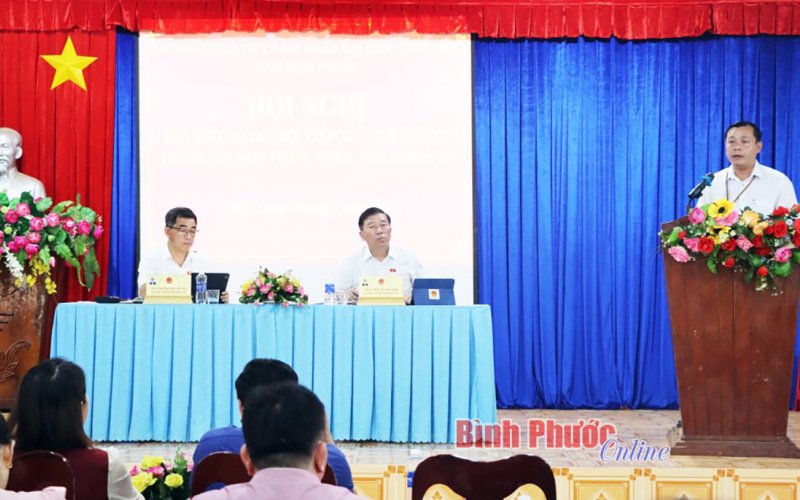 Cử tri Bù Gia Mập kiến nghị mở rộng tuyến quốc lộ 14C