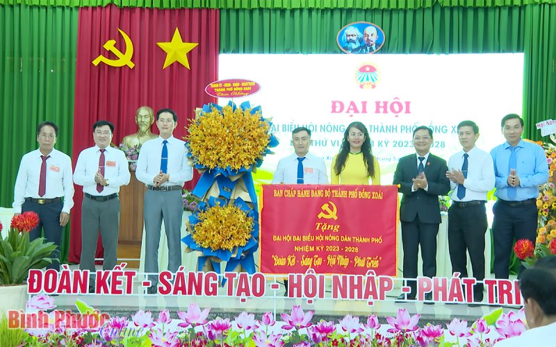 Khai mạc Đại hội đại biểu Hội Nông dân TP. Đồng Xoài lần thứ VI