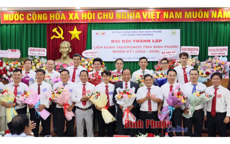 Đại hội Liên đoàn Taekwondo tỉnh Bình Phước lần thứ nhất, nhiệm kỳ 2023-2028