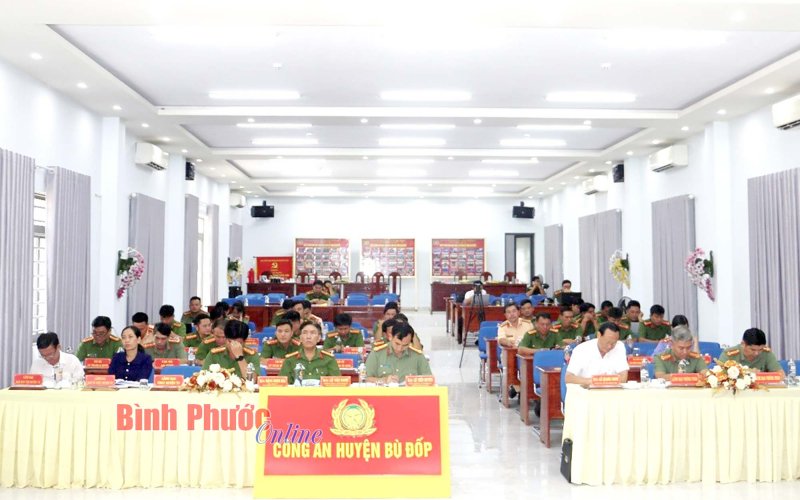 Đảng bộ Công an huyện Bù Đốp sơ kết giữa nhiệm kỳ 2020-2025