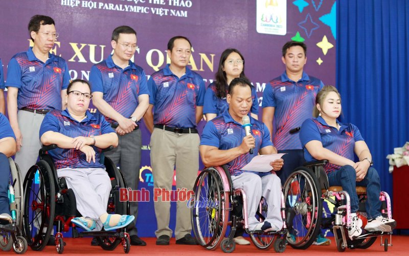 Đoàn thể thao người khuyết tật Việt Nam sẵn sàng chinh phục ASEAN Para Games 12