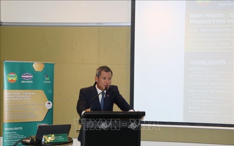 Giới thiệu tiềm năng của Bình Phước đến đối tác Australia