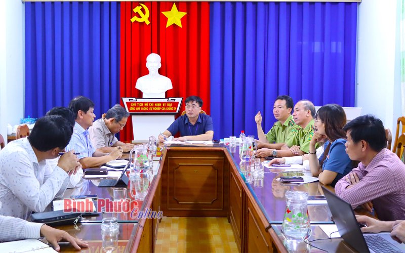 Hội Nhà báo Việt Nam làm việc với tỉnh Bình Phước về trồng cây xanh