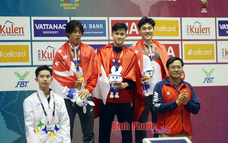 Kình ngư Thanh Bảo đoạt huy chương vàng và phá kỷ lục SEA Games