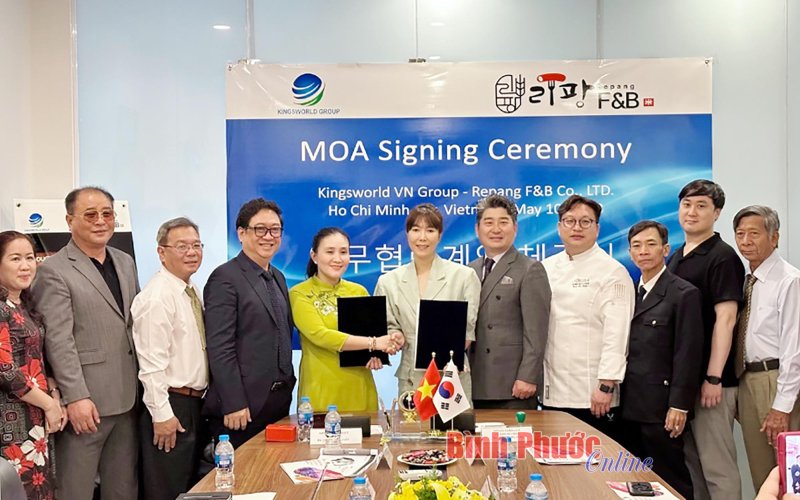 Ký kết nhượng quyền thương hiệu K-Food tại Việt Nam