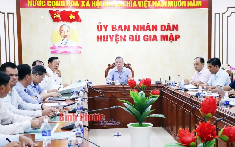 Lãnh đạo tỉnh tháo gỡ vướng mắc dự án giao thông trên địa bàn Bù Gia Mập