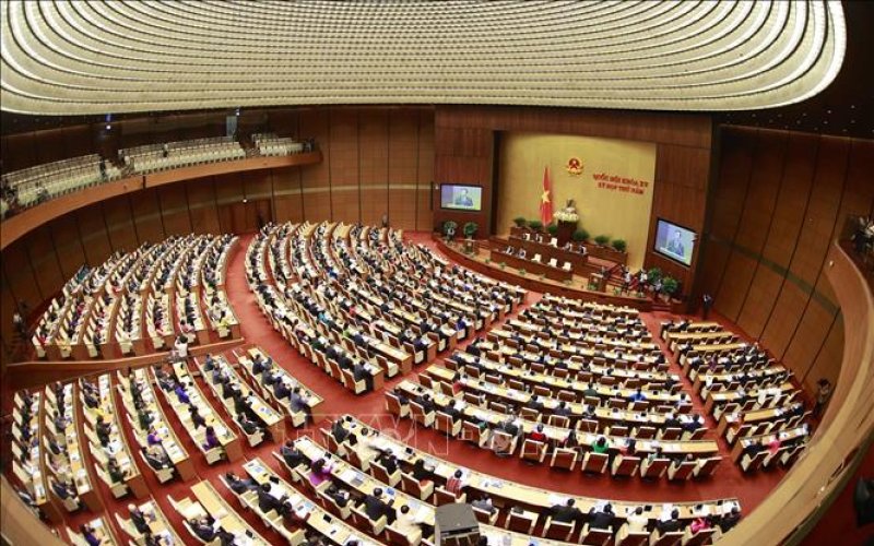 Ngày 23-5, Quốc hội làm việc tại hội trường, thảo luận nhiều nội dung quan trọng