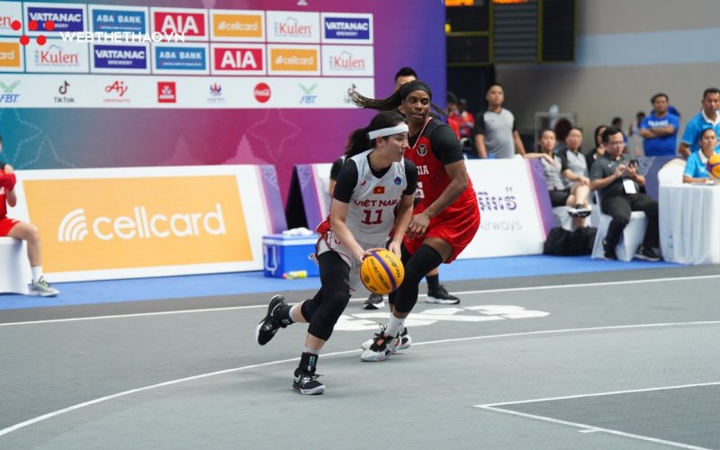 SEA Games 32: Bóng rổ nữ Việt Nam (3x3) xuất sắc vào chung kết