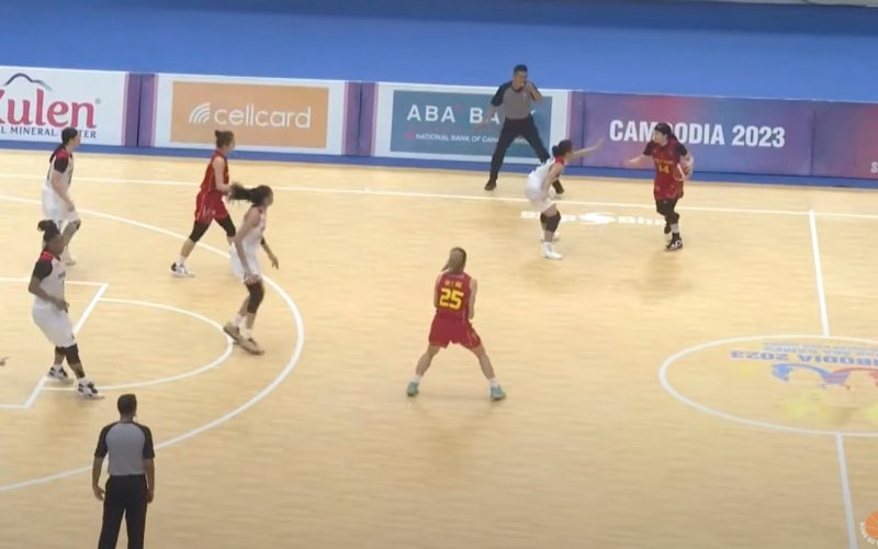 SEA Games 32: Bóng rổ nữ Việt Nam (5x5) gặp bất lợi ở trận đầu