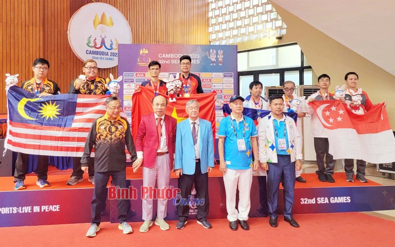 SEA Games 32: Kỳ thủ Bình Phước giành huy chương vàng cờ tướng