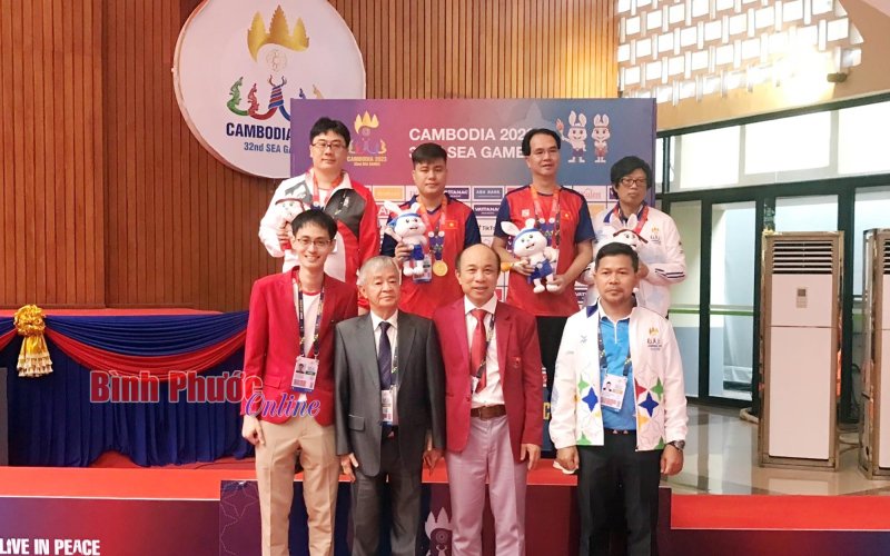 SEA Games 32: Kỳ thủ Bình Phước Nguyễn Thành Bảo giành huy chương đồng cờ tiêu chuẩn