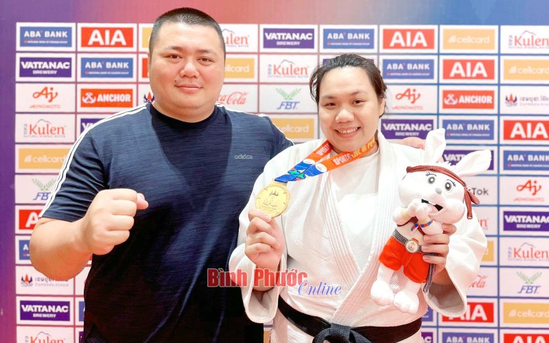 SEA Games 32: Võ sĩ Bình Phước góp công giành huy chương vàng cho Judo Việt Nam