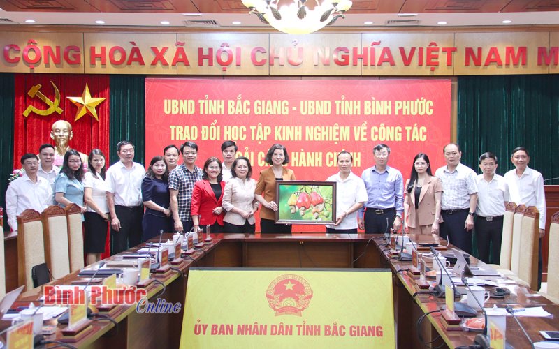 Bình Phước - Bắc Giang chia sẻ kinh nghiệm về cải cách hành chính