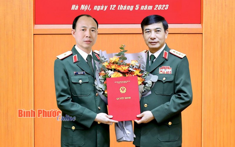 Tư lệnh Binh đoàn 16 Phạm Bá Hiền được thăng quân hàm Thiếu tướng